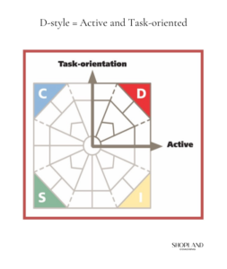 D-style = Active and Task-oriented